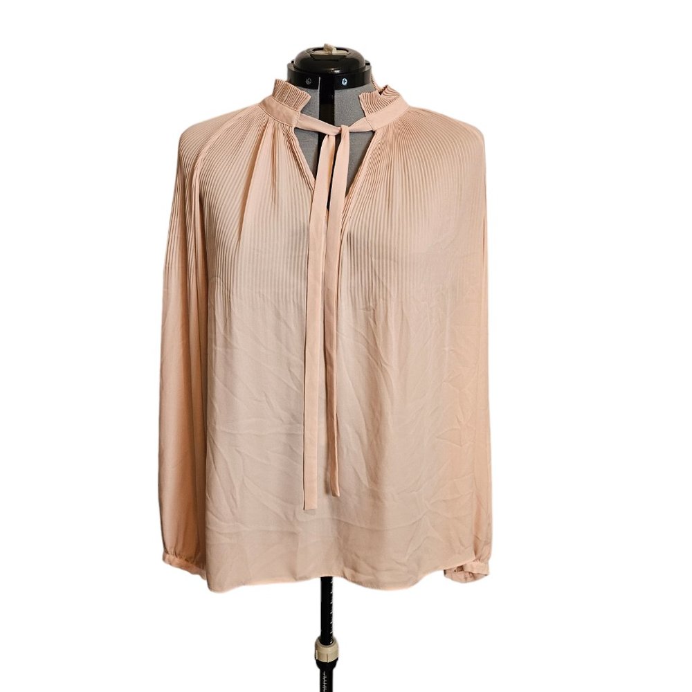 Ralph Lauren Partial Tie Blouse